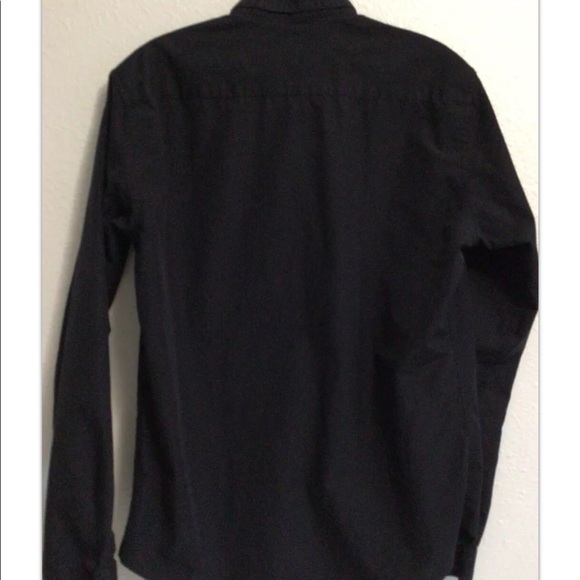 Sandro Shirt young boy Sz M button Down - Picture 5 of 10